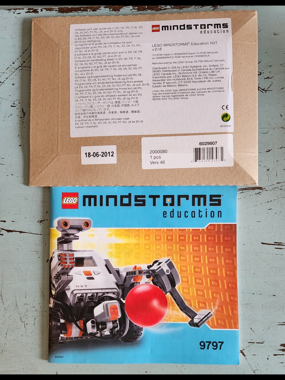 LEGO Mindstorms Education NXT Robotics Software & Manual